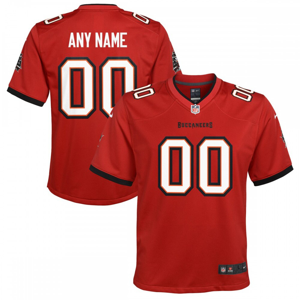 Nike Tampa Bay Buccaneers Youth Custom Game Jersey - Red-GridironStore